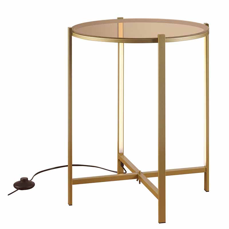 Приставной стол Galia Side Table Bronze LED Бронза Приставной стол Galia Side Table Bronze LED Бронза в Брянске | Loft Concept