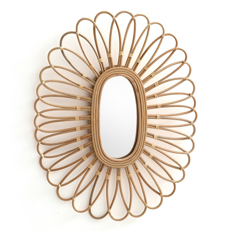 Зеркало Mirror Rattan Oval Зеркало Mirror Rattan Oval в Брянске | Loft Concept