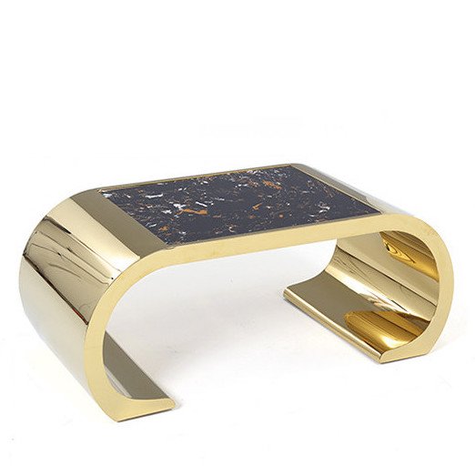 Кофейный стол Gold Regulus Глянцевое золото Кофейный стол Gold Regulus Глянцевое золото в Брянске | Loft Concept