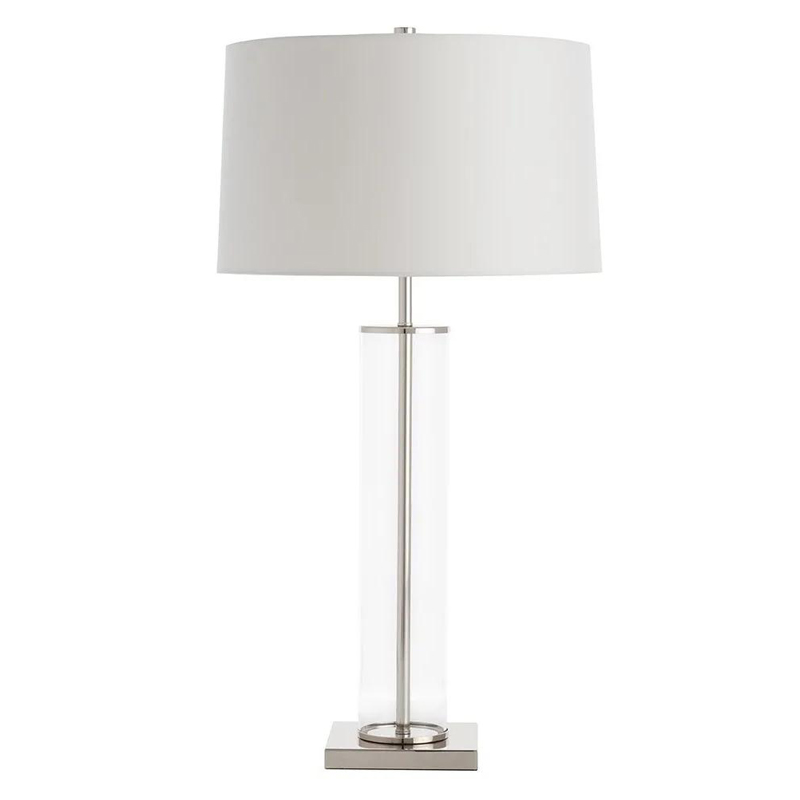 Настольная лампа Ticiana Glass Tube Table lamp Серебряный Настольная лампа Ticiana Glass Tube Table lamp Серебряный в Брянске | Loft Concept