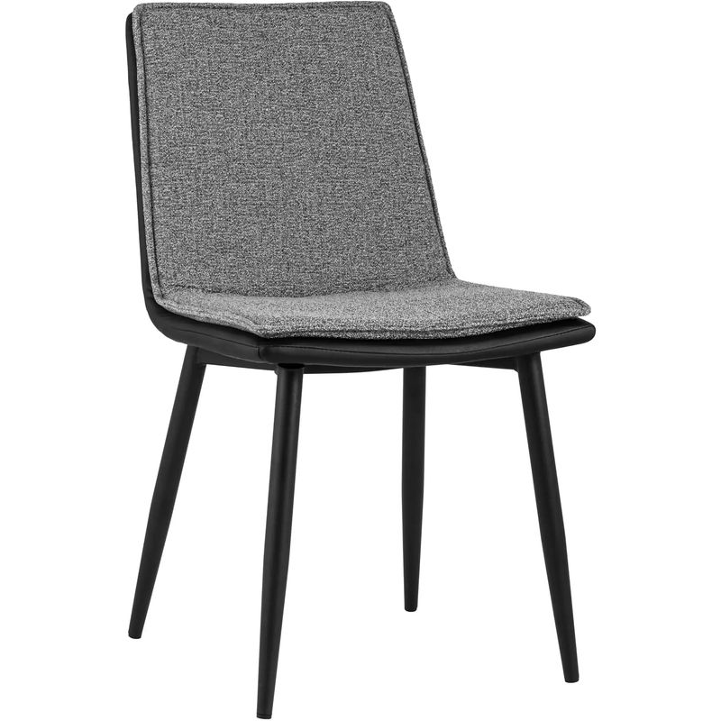 Стул Melissa Chair Серая Рогожка Серый Черный Стул Melissa Chair Серая Рогожка Серый Черный в Брянске | Loft Concept