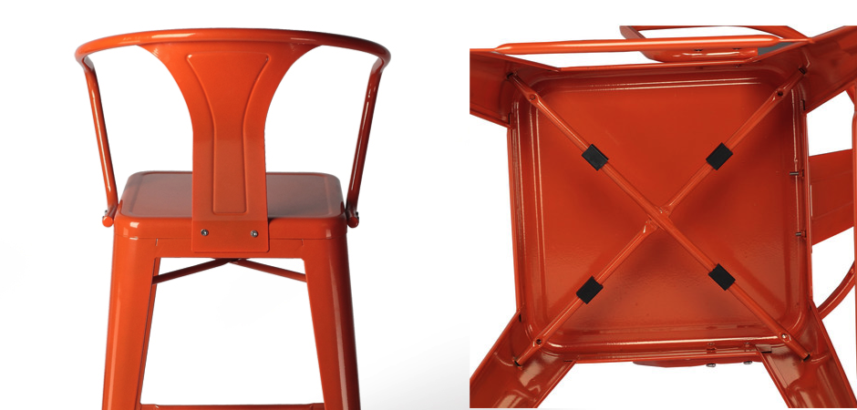 Барный стул Tolix Bar Stool 75 Armchair Backed Барный стул Tolix Bar Stool 75 Armchair Backed - Loft-Concept в Брянске