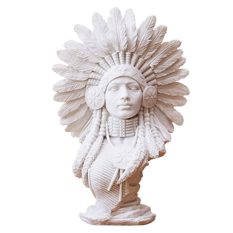 Native american indian figurine B Белый Native american indian figurine B Белый в Брянске | Loft Concept