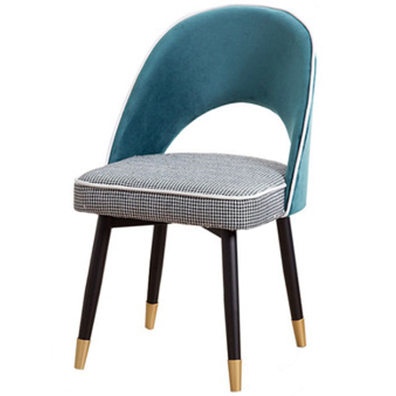 Стул Modern Chair Черно-белый Латунь Бирюзовый в Брянске | Loft Concept 