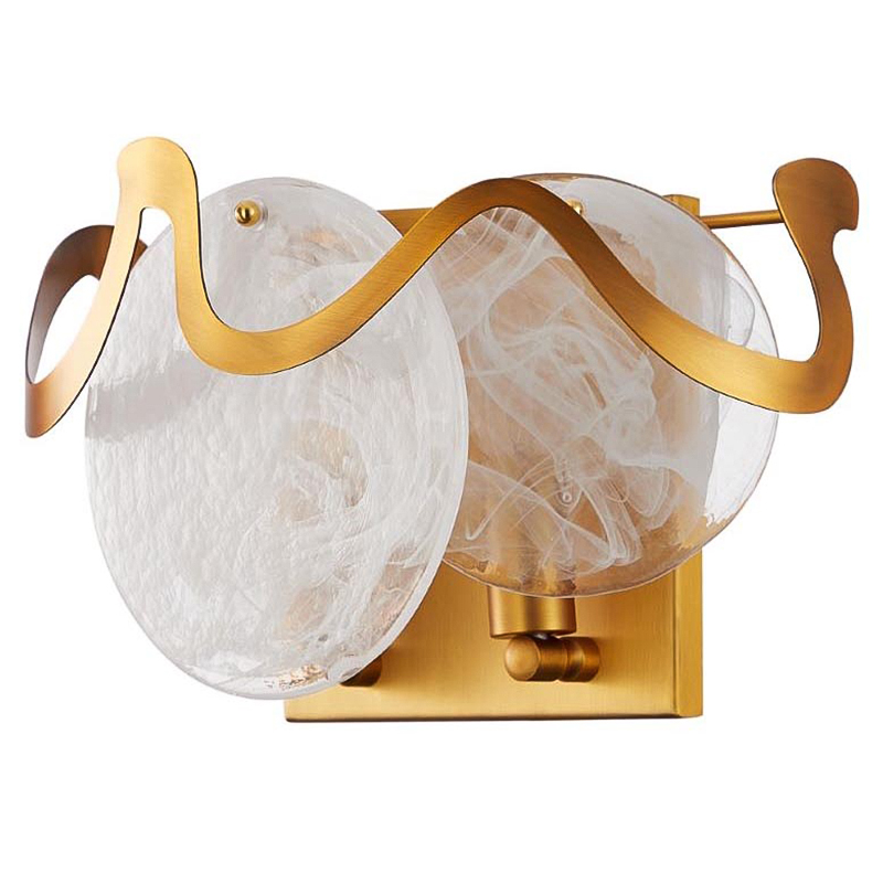 Бра Darden Wall Lamp Бронза Белый в Брянске | Loft Concept 