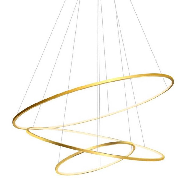 Люстра Три Кольца Ring Horizontal Quintet Gold 3 Золотой Люстра Три Кольца Ring Horizontal Quintet Gold 3 Золотой в Брянске | Loft Concept