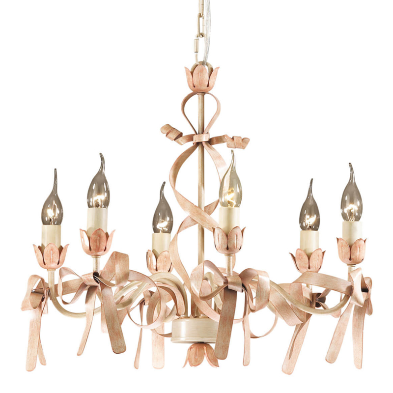 Люстра Kinder rosset 6 Dirty Rose Кремовый Люстра Kinder rosset 6 Dirty Rose Кремовый в Брянске | Loft Concept