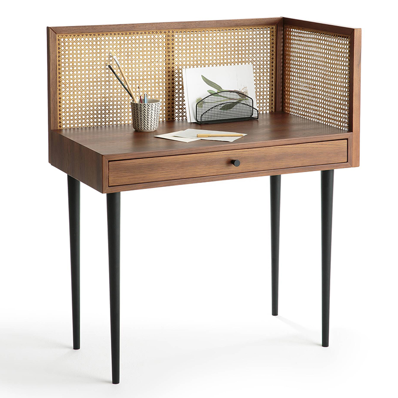 Рабочий стол Agnar Wicker Table Орех в Брянске | Loft Concept 