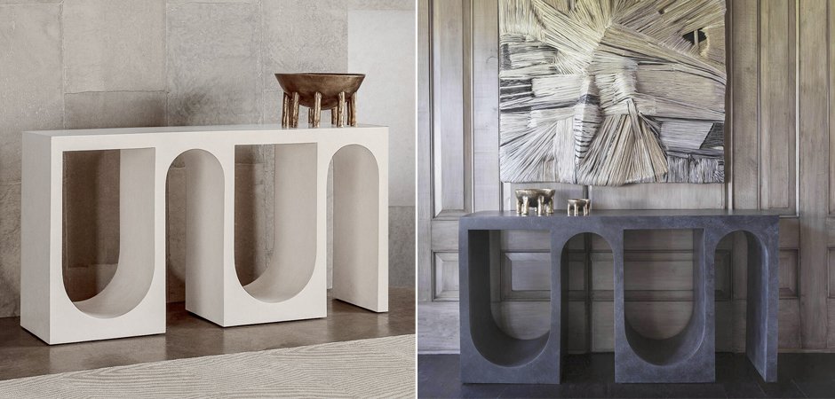 Консоль ROXBURY CONSOLE Grey Консоль ROXBURY CONSOLE Grey - Loft-Concept в Брянске