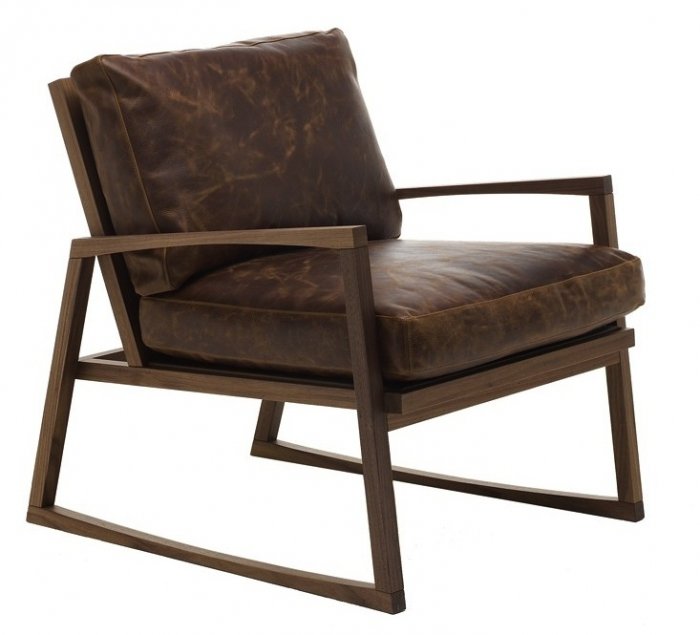 Кресло York armchair Коричневый Кресло York armchair Коричневый в Брянске | Loft Concept