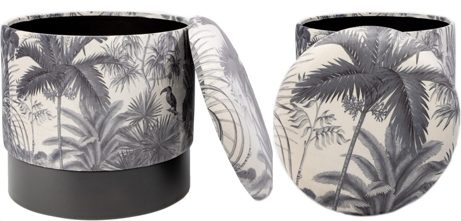 Пуф PUF Jungle Print plants&toucan small Пуф PUF Jungle Print plants&toucan small - Loft-Concept в Брянске