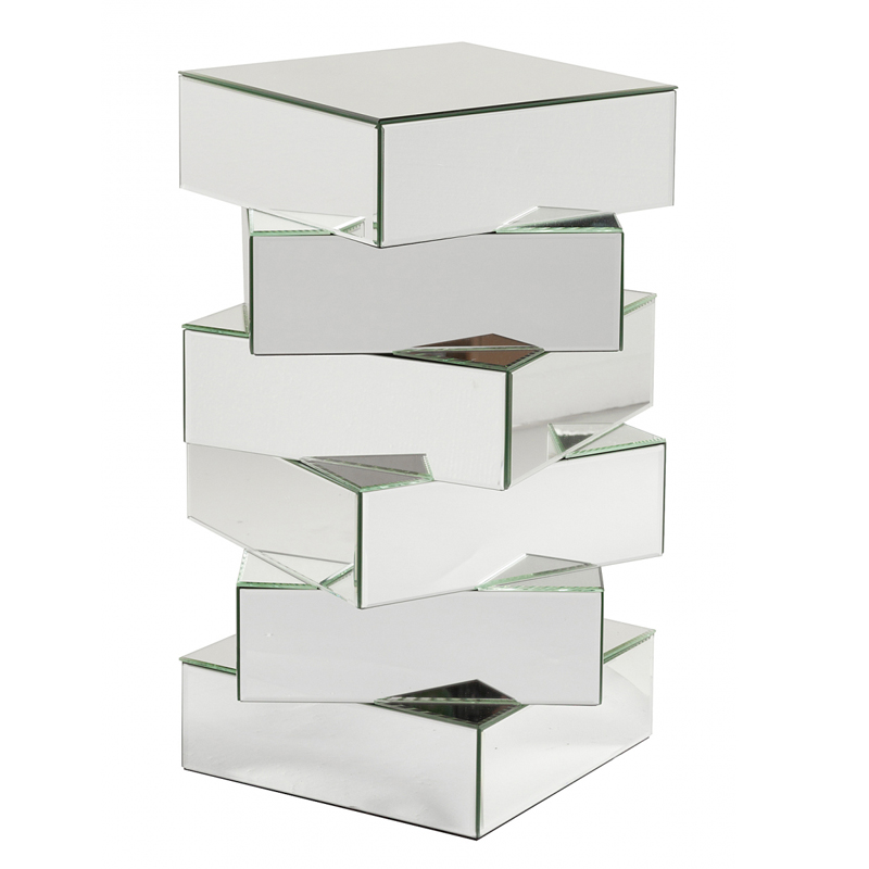Приставной столик Mirrored Tower Зеркало Приставной столик Mirrored Tower Зеркало в Брянске | Loft Concept