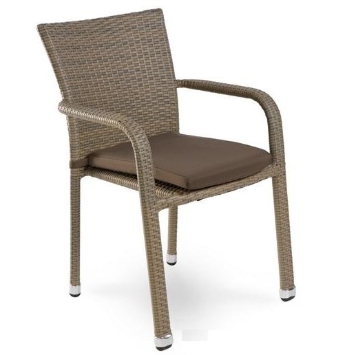 Стул Rottan chair beige Бежево-серый Стул Rottan chair beige Бежево-серый в Брянске | Loft Concept
