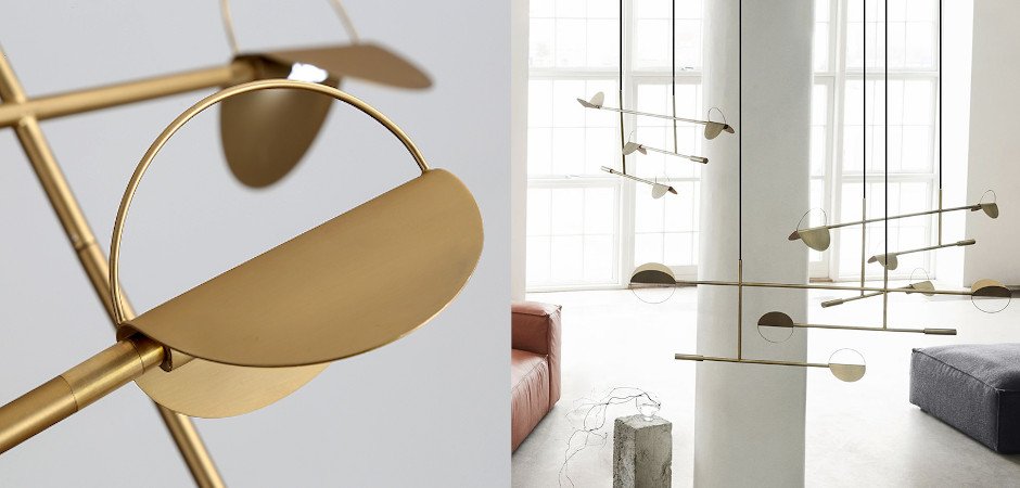 Люстра BOLIA LEAVES PENDANT brass Люстра BOLIA LEAVES PENDANT brass - Loft-Concept в Брянске