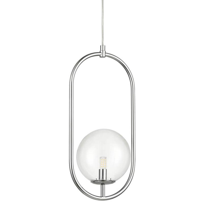 Подвесной светильник B.LUX C Ball oval chrome Хром Прозрачный Подвесной светильник B.LUX C Ball oval chrome Хром Прозрачный в Брянске | Loft Concept