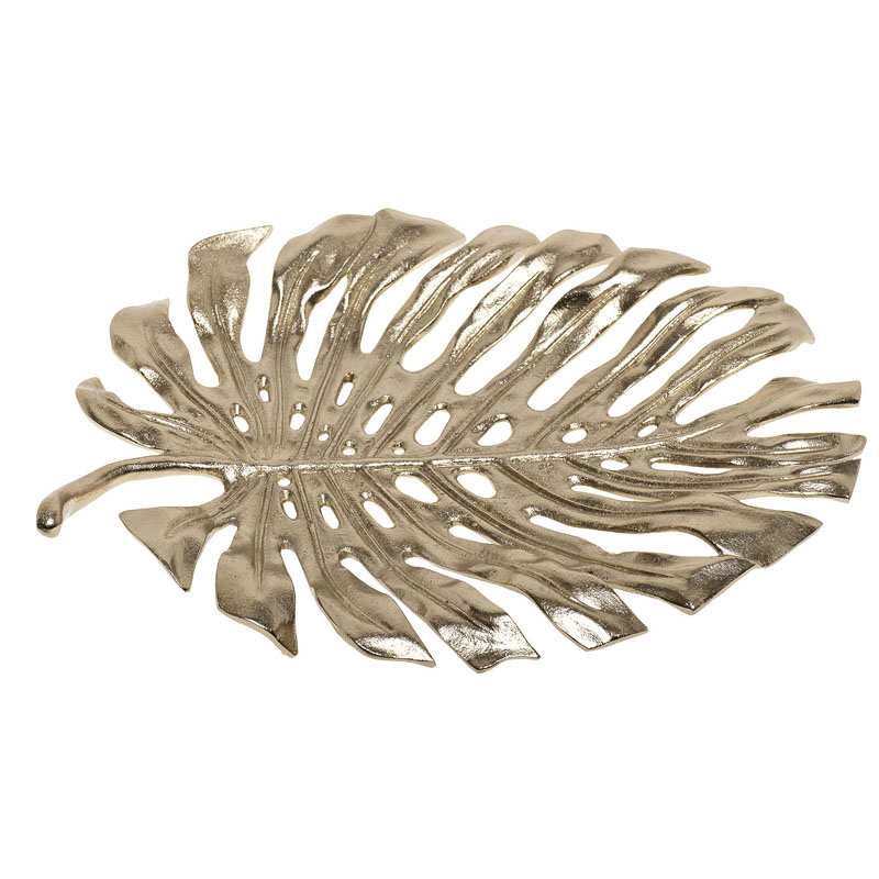 Поднос Monstera Leaf Золотой Поднос Monstera Leaf Золотой в Брянске | Loft Concept