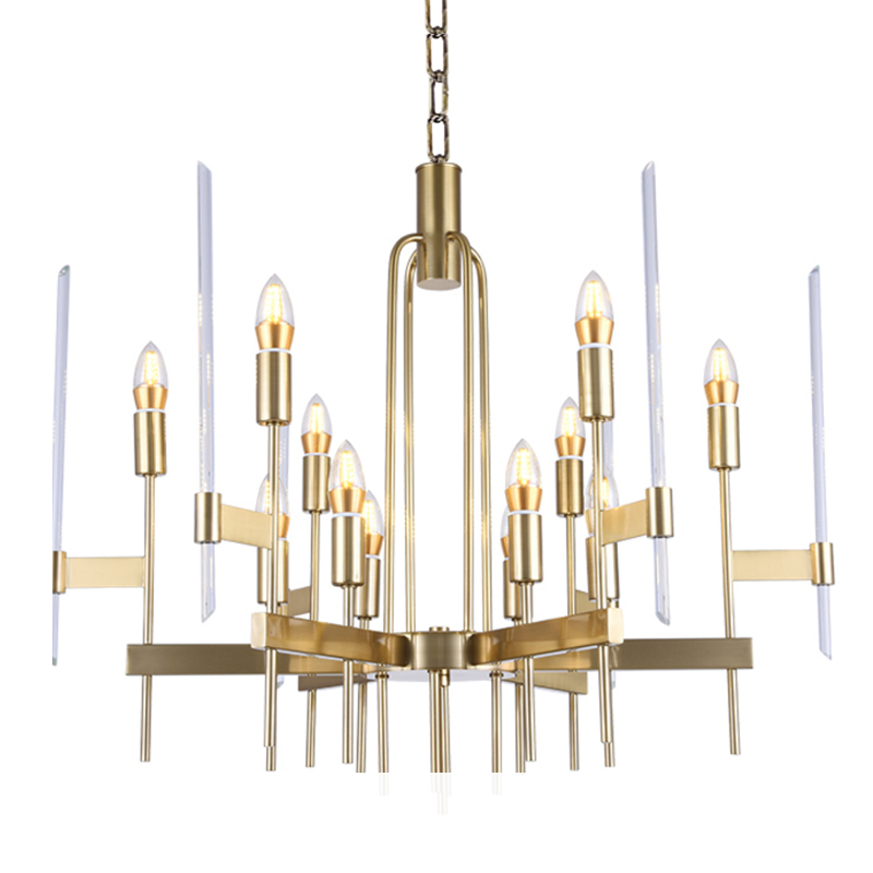 Bari Light Chandelier Aged Brass Золотой Bari Light Chandelier Aged Brass Золотой в Брянске | Loft Concept