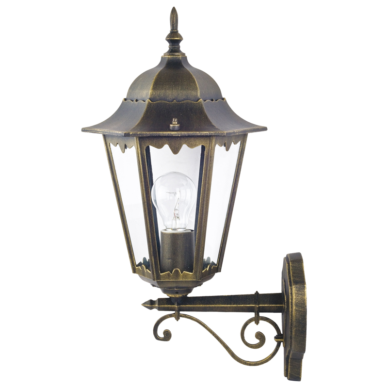 Уличный светильник Leclerc sconce Винтажный черный Прозрачное Стекло Уличный светильник Leclerc sconce Винтажный черный Прозрачное Стекло в Брянске | Loft Concept