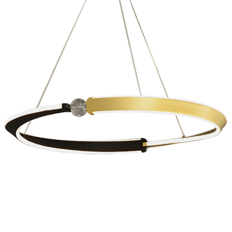 Люстра Кольца Ring Horizontal Cyril Черный Золотой Золотой Черный Люстра Кольца Ring Horizontal Cyril Черный Золотой Золотой Черный в Брянске | Loft Concept