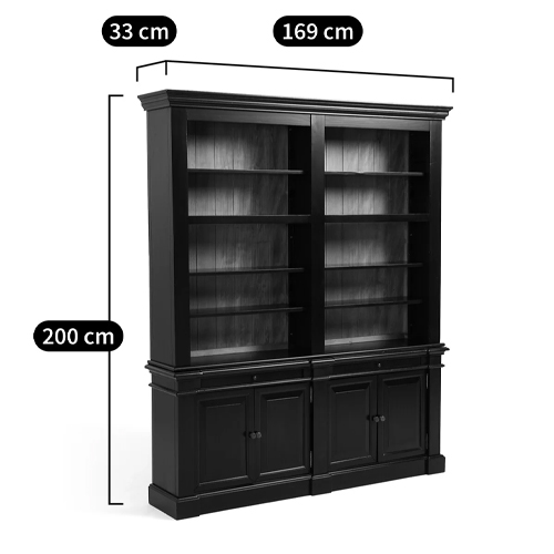 Витрина из массива сосны Sterling Showcase Black Витрина из массива сосны Sterling Showcase Black в Брянске