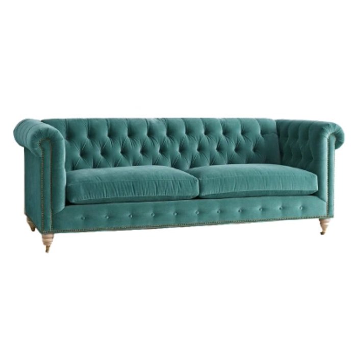 Трехместный диван Velvet Lyre Chesterfield Sofa Серый Фиолетовый Красный Малахит (зеленый) Бирюзовый Голубой пастельный Золотой Трехместный диван Velvet Lyre Chesterfield Sofa Серый Фиолетовый Красный Малахит (зеленый) Бирюзовый Голубой пастельный Золотой в Брянске | Loft Concept