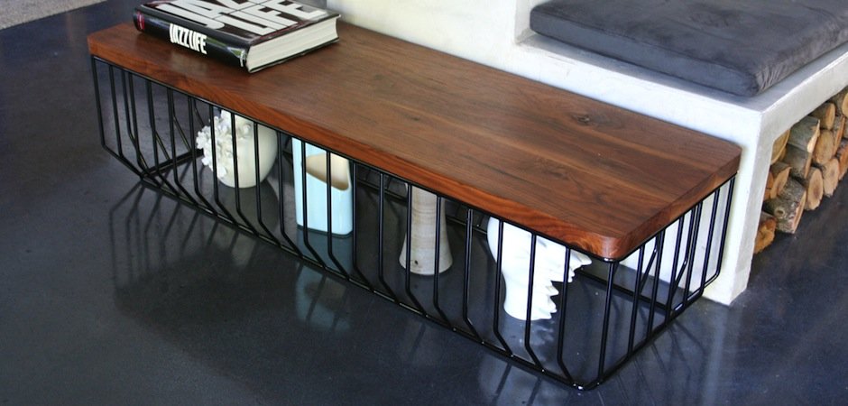 Банкетка-столик Reza Feiz Wired Bench Банкетка-столик Reza Feiz Wired Bench - Loft-Concept в Брянске