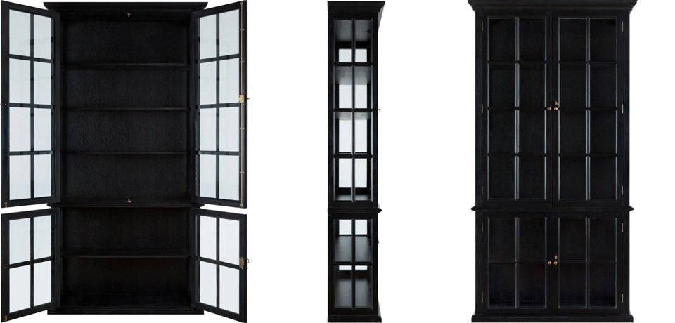 Шкаф-витрина French black Шкаф-витрина French black - Loft-Concept в Брянске