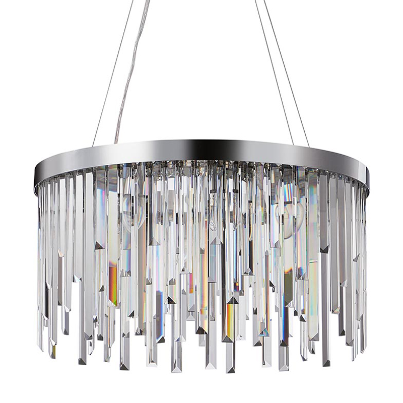 Люстра Bennett Chandelier chrome 60 Хром Прозрачный Люстра Bennett Chandelier chrome 60 Хром Прозрачный в Брянске | Loft Concept