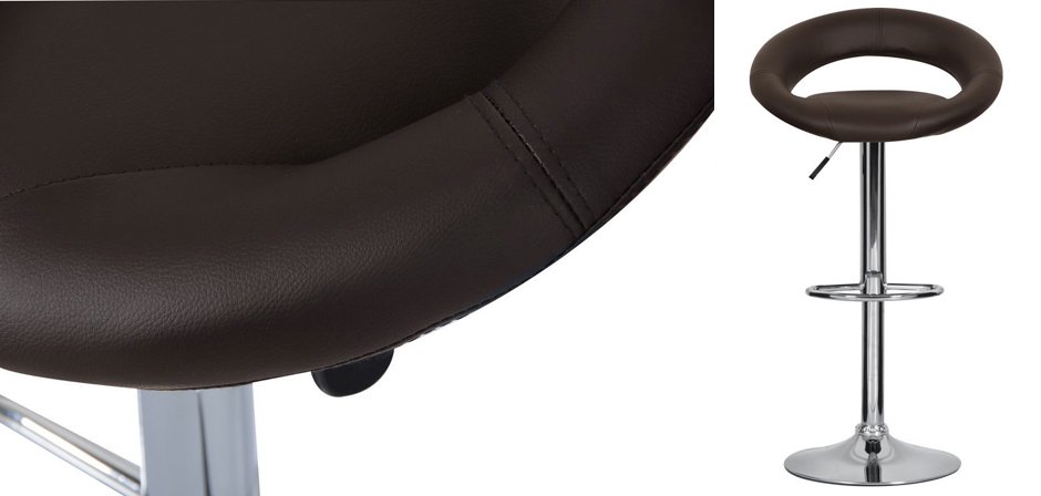 Барный стул Ring Dark Brown Барный стул Ring Dark Brown - Loft-Concept в Брянске