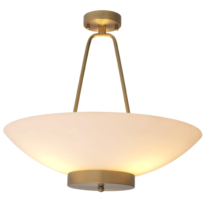 Люстра Eichholtz Ceiling Lamp Planeta Белый Латунь Люстра Eichholtz Ceiling Lamp Planeta Белый Латунь в Брянске | Loft Concept