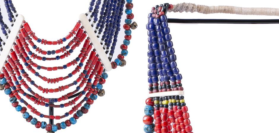 Этническое ожерелье на подставке Line Beads - Loft-Concept в Брянске