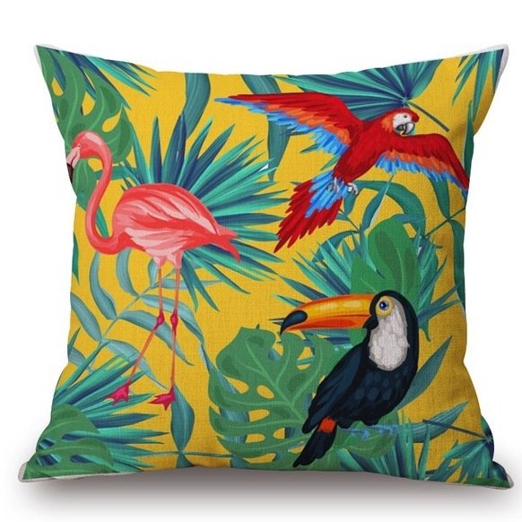 Декоративная подушка Toucans Декоративная подушка Toucans в Брянске | Loft Concept