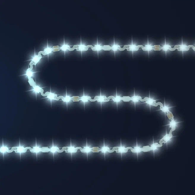 Светодиодная лента 5W/m 60LED/m 2835SMD холодный белый 5M Белый Светодиодная лента 5W/m 60LED/m 2835SMD холодный белый 5M Белый в Брянске | Loft Concept