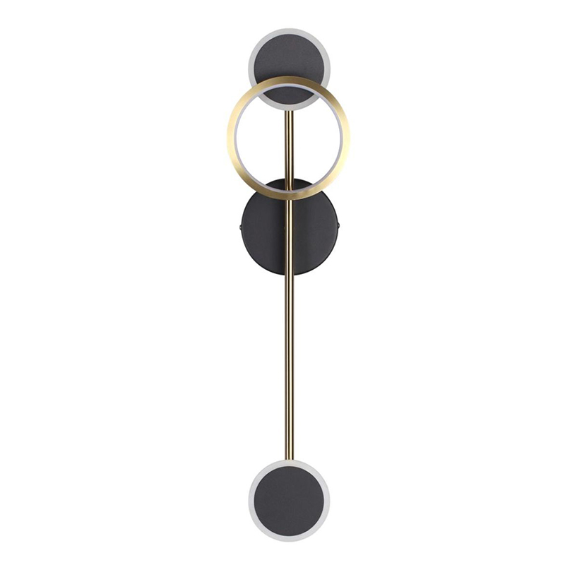 Бра Bendik Gold Ring Wall lamp A Золотой Черный Бра Bendik Gold Ring Wall lamp A Золотой Черный в Брянске | Loft Concept