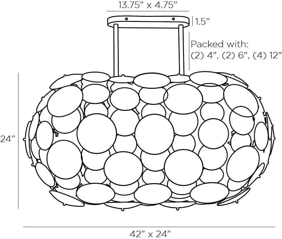 Люстра Arteriors NEBULA CHANDELIER Люстра Arteriors NEBULA CHANDELIER в Брянске