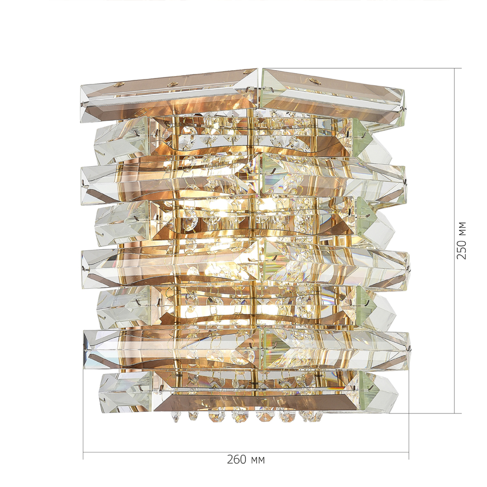 Бра в классическом хрустальном обрамлении Light Garland в Брянске