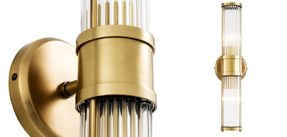 Бра Wall Lamp Claridges Double Brass Бра Wall Lamp Claridges Double Brass - Loft-Concept в Брянске
