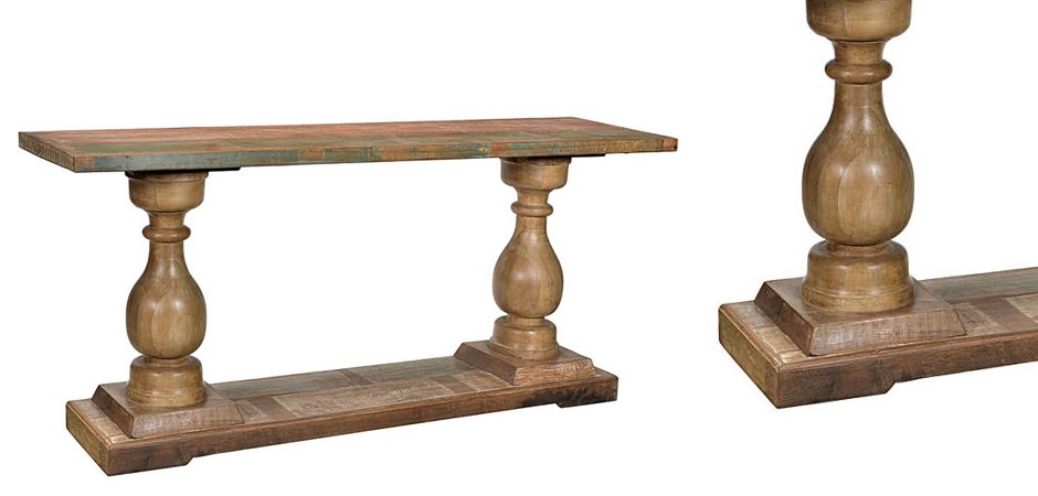 Консоль из тика Trestle - Loft-Concept в Брянске