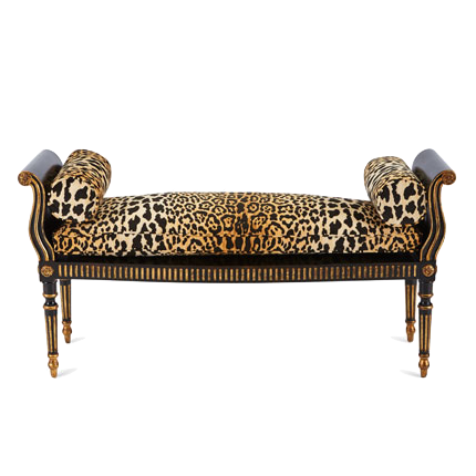 Оттоманка Attina Leopard Bench Мульти Оттоманка Attina Leopard Bench Мульти в Брянске | Loft Concept