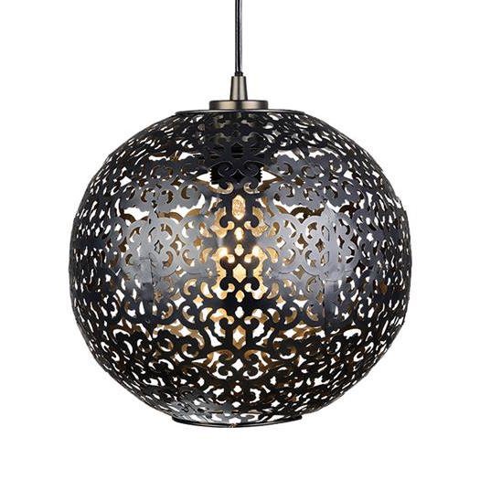 Подвесной светильник Oriental patterns Pendant Black Черный Подвесной светильник Oriental patterns Pendant Black Черный в Брянске | Loft Concept