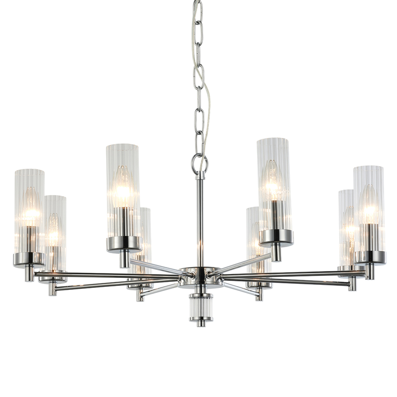 Люстра Jeanette Chandelier Chromium 66 Хром Прозрачный Люстра Jeanette Chandelier Chromium 66 Хром Прозрачный в Брянске | Loft Concept