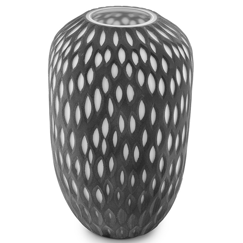Ваза VASE POIS SM Черно-белый Ваза VASE POIS SM Черно-белый в Брянске | Loft Concept