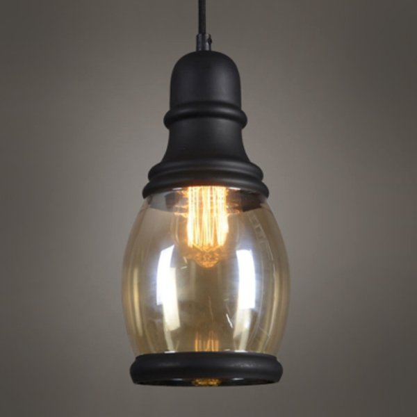 Подвесной светильник Loft Smoke Glass Pendant #3 Черный Подвесной светильник Loft Smoke Glass Pendant #3 Черный в Брянске | Loft Concept