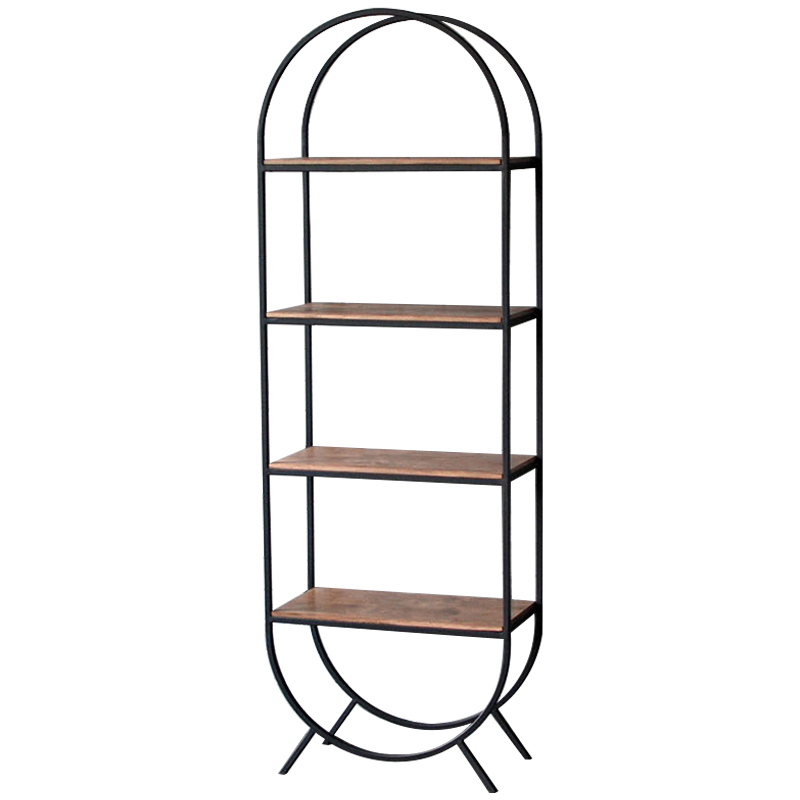Стеллаж Lugo Industrial Metal Rust Black Rack Коричневый Черный Стеллаж Lugo Industrial Metal Rust Black Rack Коричневый Черный в Брянске | Loft Concept