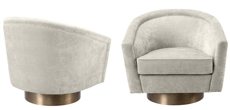 Кресло Eichholtz Swivel Chair Catene Sand Кресло Eichholtz Swivel Chair Catene Sand - Loft-Concept в Брянске