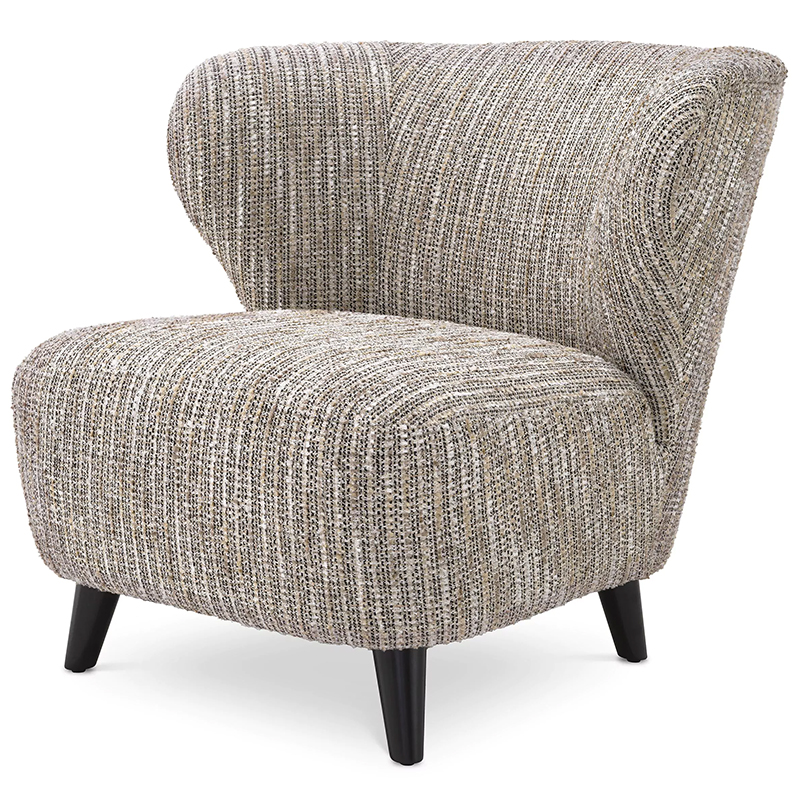Кресло Eichholtz Chair Hydra Бежево-серый Черный Бежево-серый Черный Кресло Eichholtz Chair Hydra Бежево-серый Черный Бежево-серый Черный в Брянске | Loft Concept