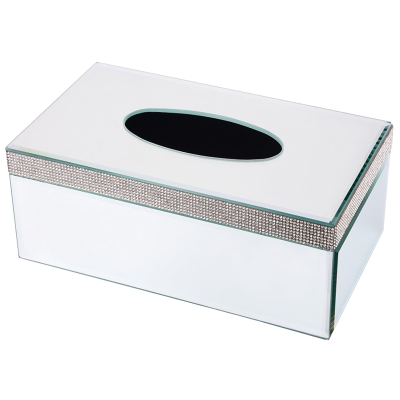 Шкатулка для салфеток Rhinestones Tissue Holder Box Зеркало Шкатулка для салфеток Rhinestones Tissue Holder Box Зеркало в Брянске | Loft Concept