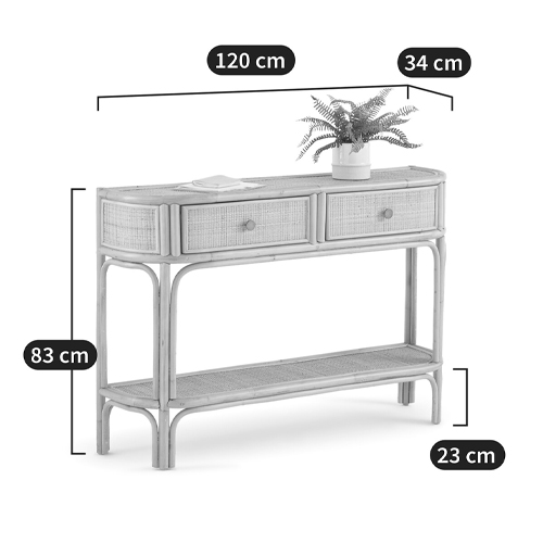 Консоль из плетеного ротанга с ящиками Armelle Rattan Console Консоль из плетеного ротанга с ящиками Armelle Rattan Console в Брянске