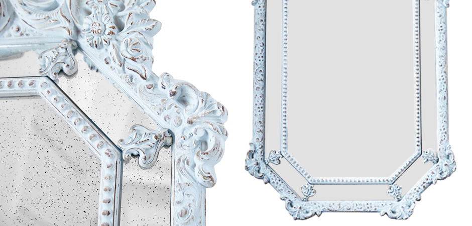 Зеркало Keppel Mirror Pastel Blue Зеркало Keppel Mirror Pastel Blue - Loft-Concept в Брянске