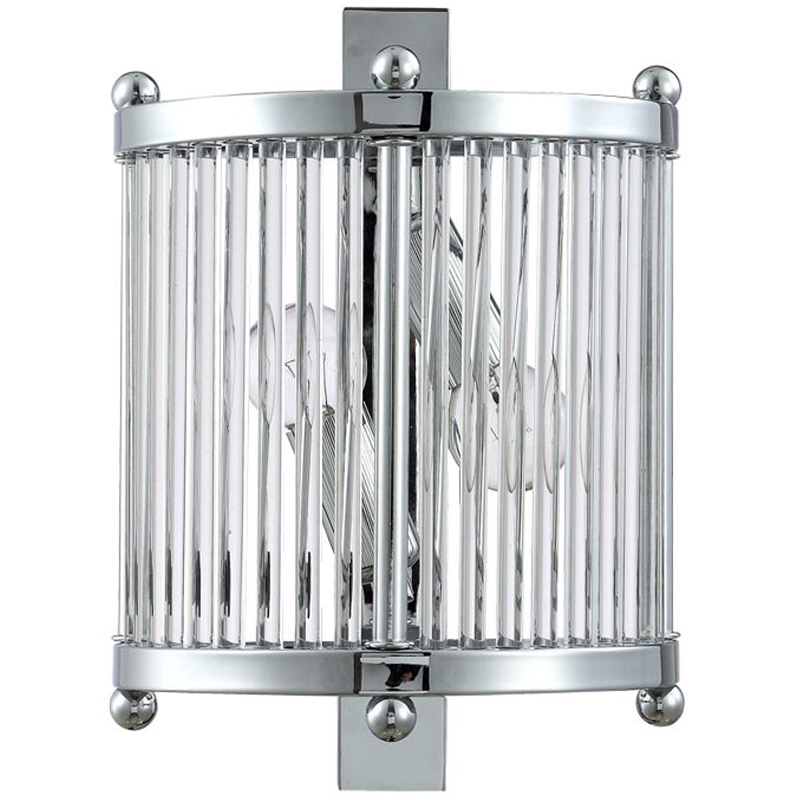Бра Gorden Chrome Sconce Хром Прозрачный в Брянске | Loft Concept 